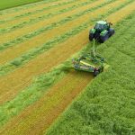 Krone EasyCut TS 360 CV slepemontert skiveslåmaskin med stengelbehandler