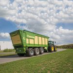 Krone TX 460 høykapasitets lessevogn med 46 m³ volum