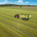 Krone ZX430GD kombilessevogn for grønnforhøsting