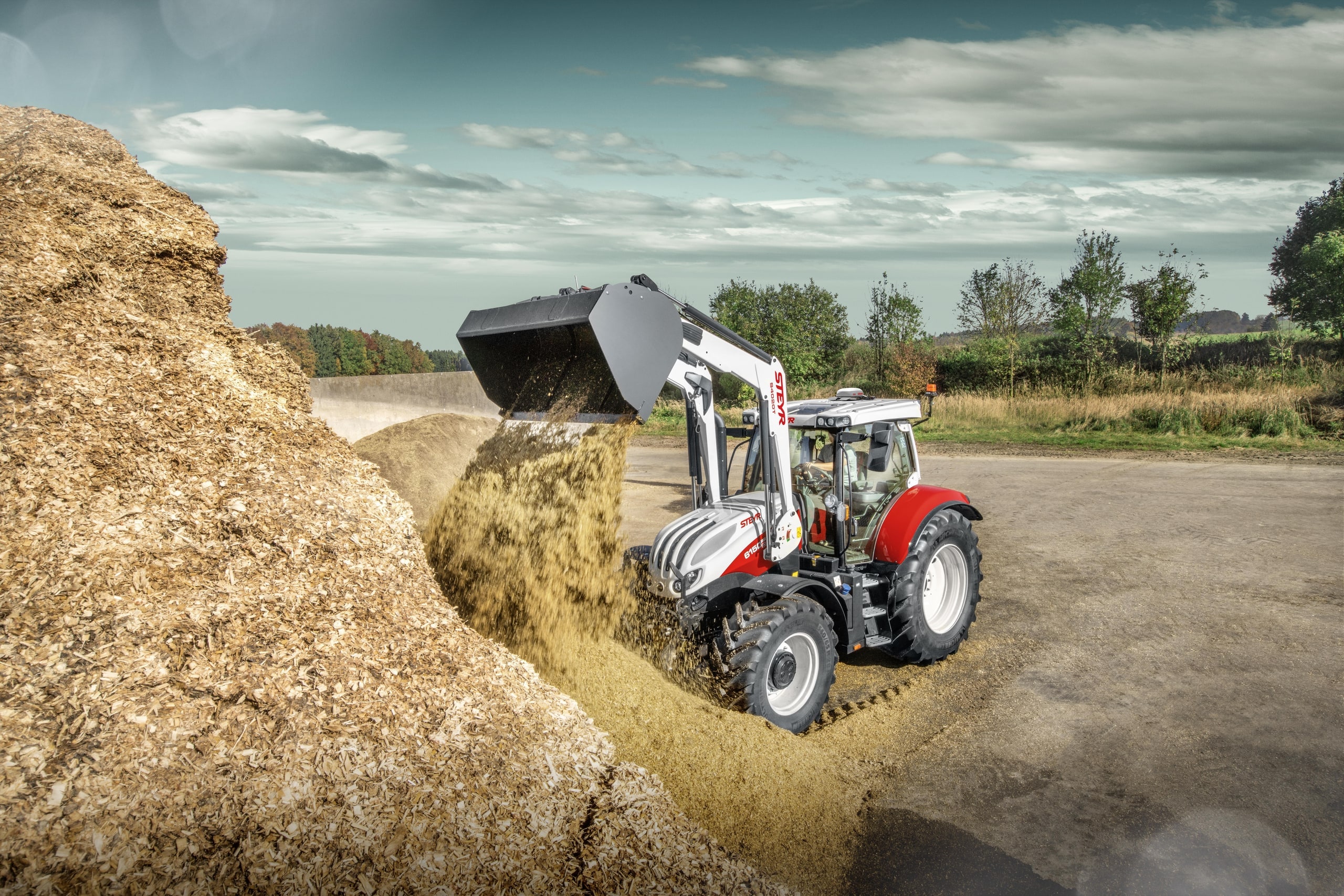 Steyr 6150 Profi CVT traktor med trinnløs girkasse
